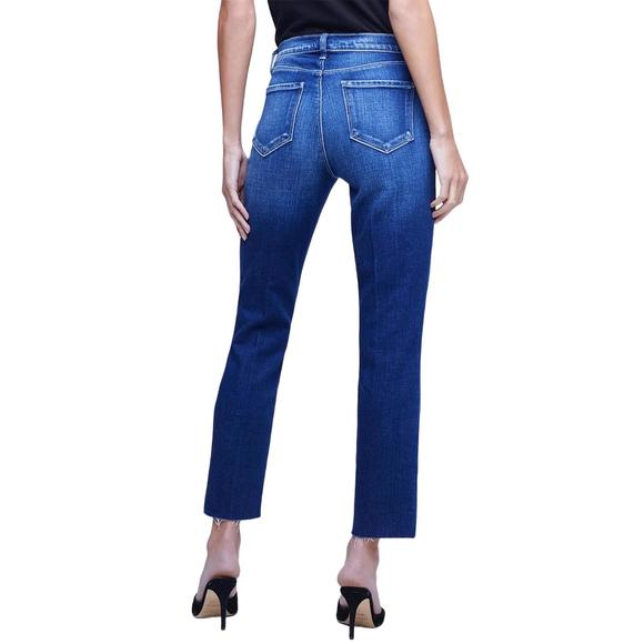 NEW L'AGENCE sada hi-rise crop slim jean in frisco - Picture 3 of 4